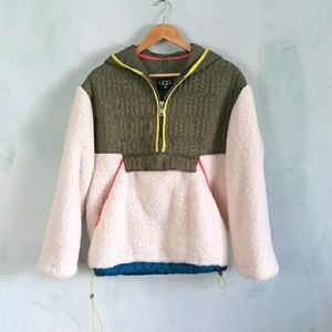 UGG Australia Faux Sherpa Hoodie, XS